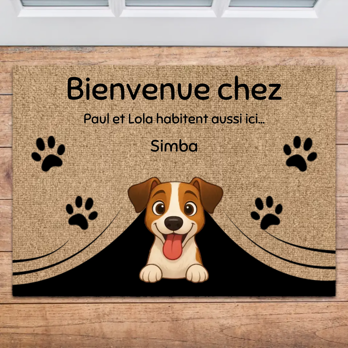 Paillasson personnalisé - ombres